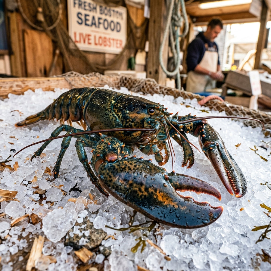 Fresh Whole Boston Lobster: Naturally Sweet & Juicy Meat – The Ultimate Seafood Experience